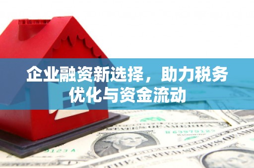 石鼓企业融资新选择，助力税务优化与资金流动