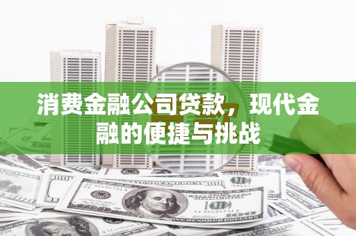 石鼓消费金融公司贷款，现代金融的便捷与挑战