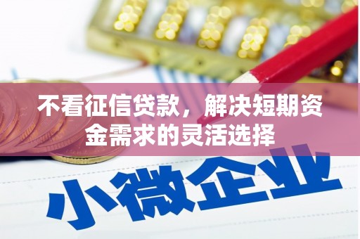 石鼓不看征信贷款，解决短期资金需求的灵活选择