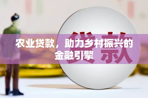 石鼓农业贷款，助力乡村振兴的金融引擎