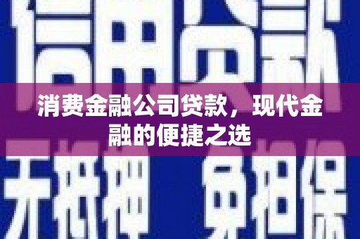 石鼓消费金融公司贷款，现代金融的便捷之选