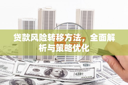 石鼓贷款风险转移方法，全面解析与策略优化