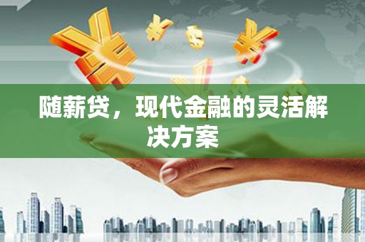 石鼓随薪贷，现代金融的灵活解决方案