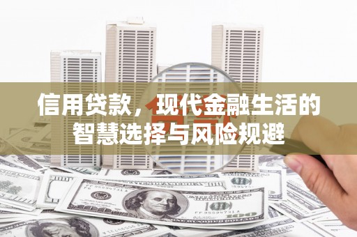 石鼓信用贷款，现代金融生活的智慧选择与风险规避