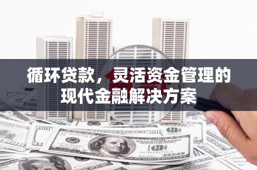 石鼓循环贷款，灵活资金管理的现代金融解决方案