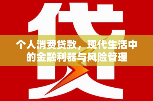 石鼓个人消费贷款，现代生活中的金融利器与风险管理