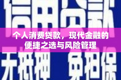 石鼓个人消费贷款，现代金融的便捷之选与风险管理