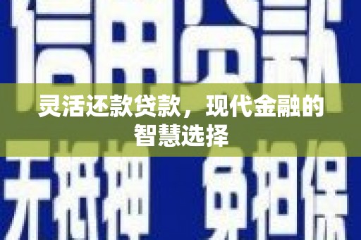 石鼓灵活还款贷款，现代金融的智慧选择