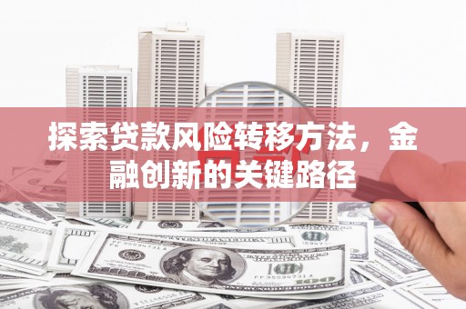 石鼓探索贷款风险转移方法，金融创新的关键路径