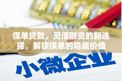 石鼓保单贷款，灵活融资的新选择，解锁保单的隐藏价值