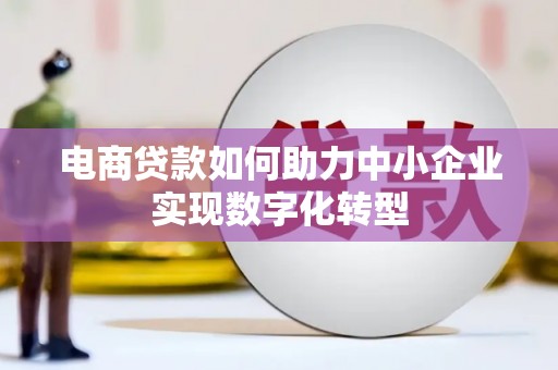 石鼓电商贷款如何助力中小企业实现数字化转型