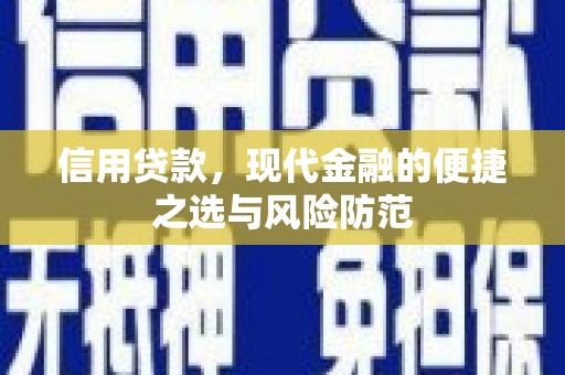 石鼓信用贷款，现代金融的便捷之选与风险防范
