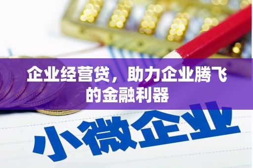 石鼓企业经营贷，助力企业腾飞的金融利器