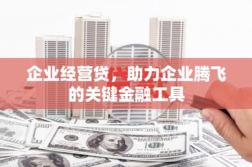 石鼓企业经营贷，助力企业腾飞的关键金融工具