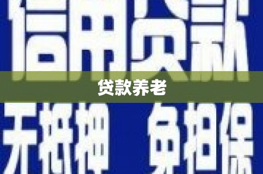 石鼓贷款养老