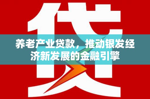 石鼓养老产业贷款，推动银发经济新发展的金融引擎