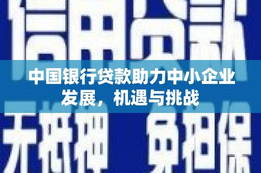 石鼓中国银行贷款助力中小企业发展，机遇与挑战