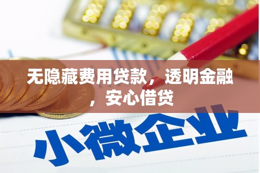 石鼓无隐藏费用贷款，透明金融，安心借贷