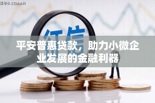 石鼓平安普惠贷款，助力小微企业发展的金融利器