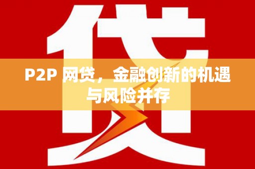 石鼓P2P 网贷，金融创新的机遇与风险并存