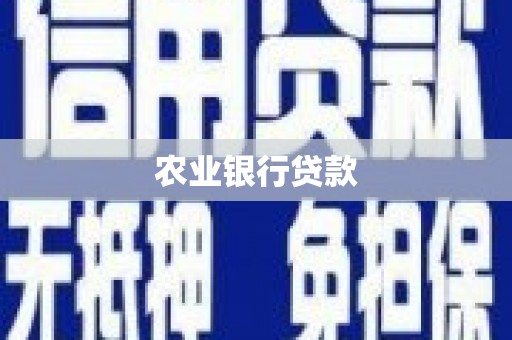 石鼓农业银行贷款