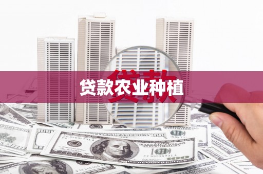 石鼓贷款农业种植