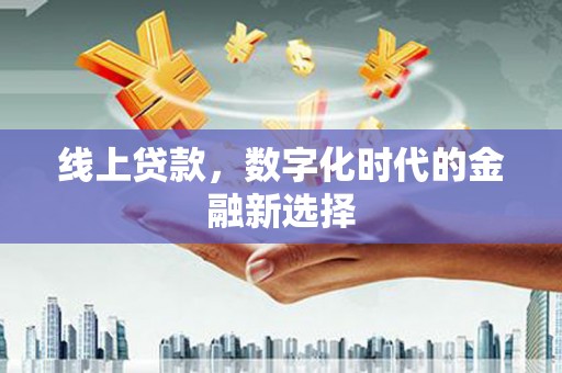石鼓线上贷款，数字化时代的金融新选择