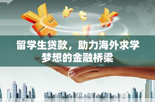 石鼓留学生贷款，助力海外求学梦想的金融桥梁