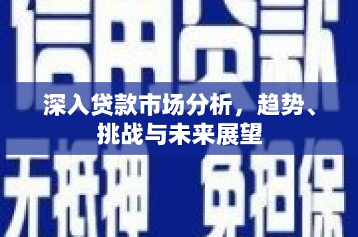 石鼓深入贷款市场分析，趋势、挑战与未来展望