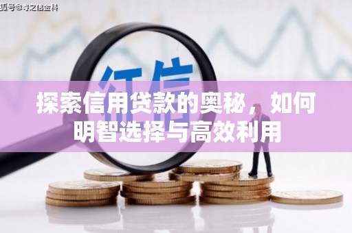 石鼓探索信用贷款的奥秘，如何明智选择与高效利用