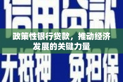 石鼓政策性银行贷款，推动经济发展的关键力量
