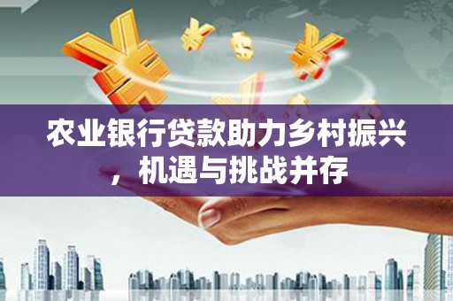 石鼓农业银行贷款助力乡村振兴，机遇与挑战并存