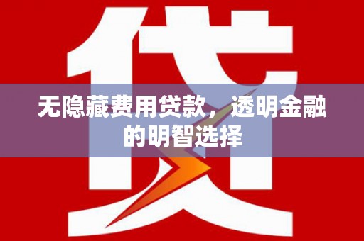 石鼓无隐藏费用贷款，透明金融的明智选择