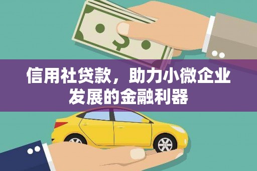 石鼓信用社贷款，助力小微企业发展的金融利器