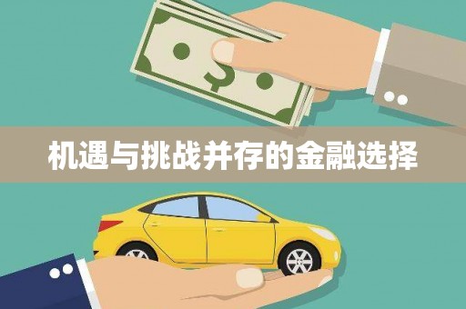 石鼓机遇与挑战并存的金融选择