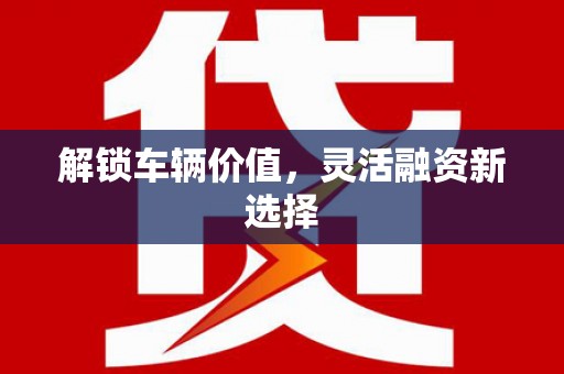 石鼓解锁车辆价值，灵活融资新选择
