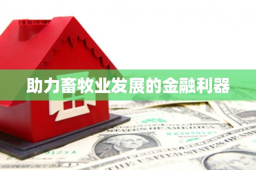 石鼓助力畜牧业发展的金融利器