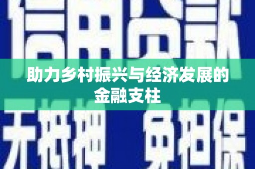 石鼓助力乡村振兴与经济发展的金融支柱